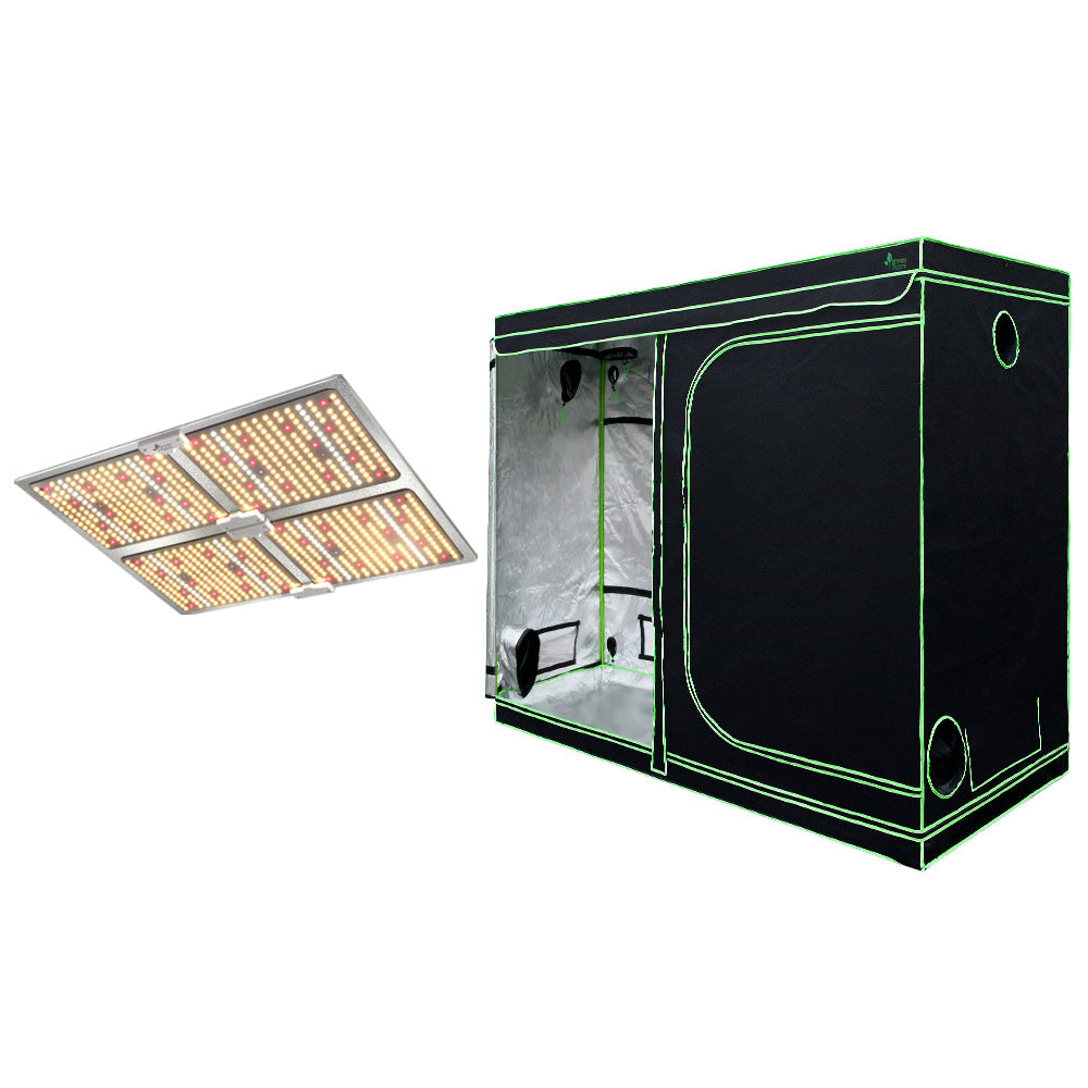 Grow Tent 4500W LED Grow Light Hydroponics Kits System 2.4x1.2x2M