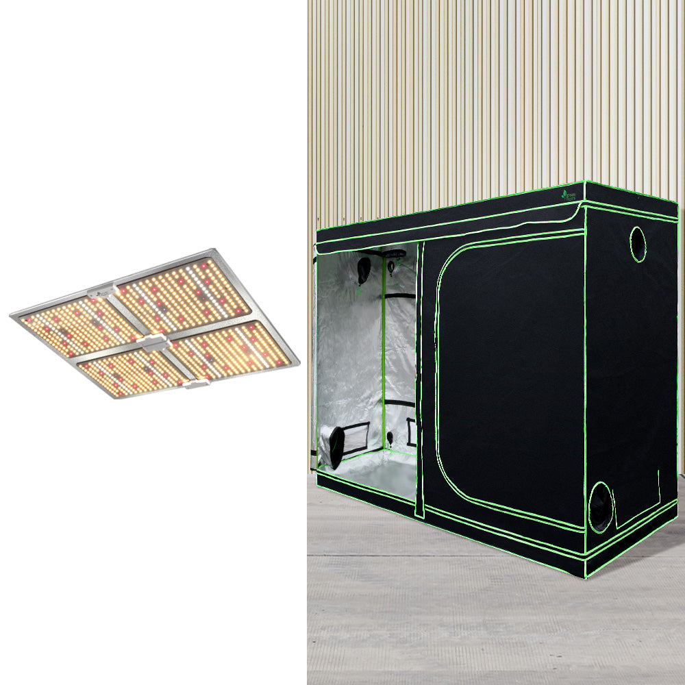 Grow Tent 4500W LED Grow Light Hydroponics Kits System 2.4x1.2x2M