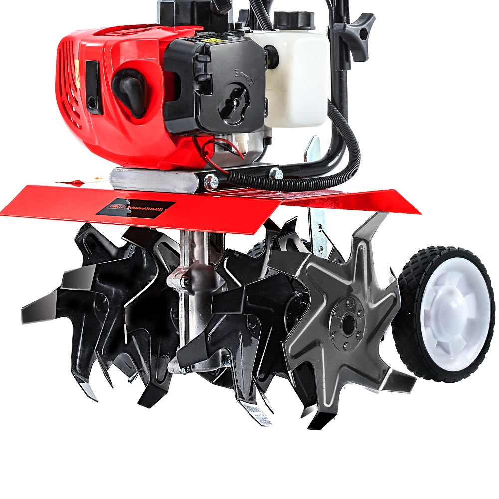 36 Inch Rototiller Garden Cultivator Petrol Rotary Hoe Rototiller 36 Tines - 72CC – ozozoo