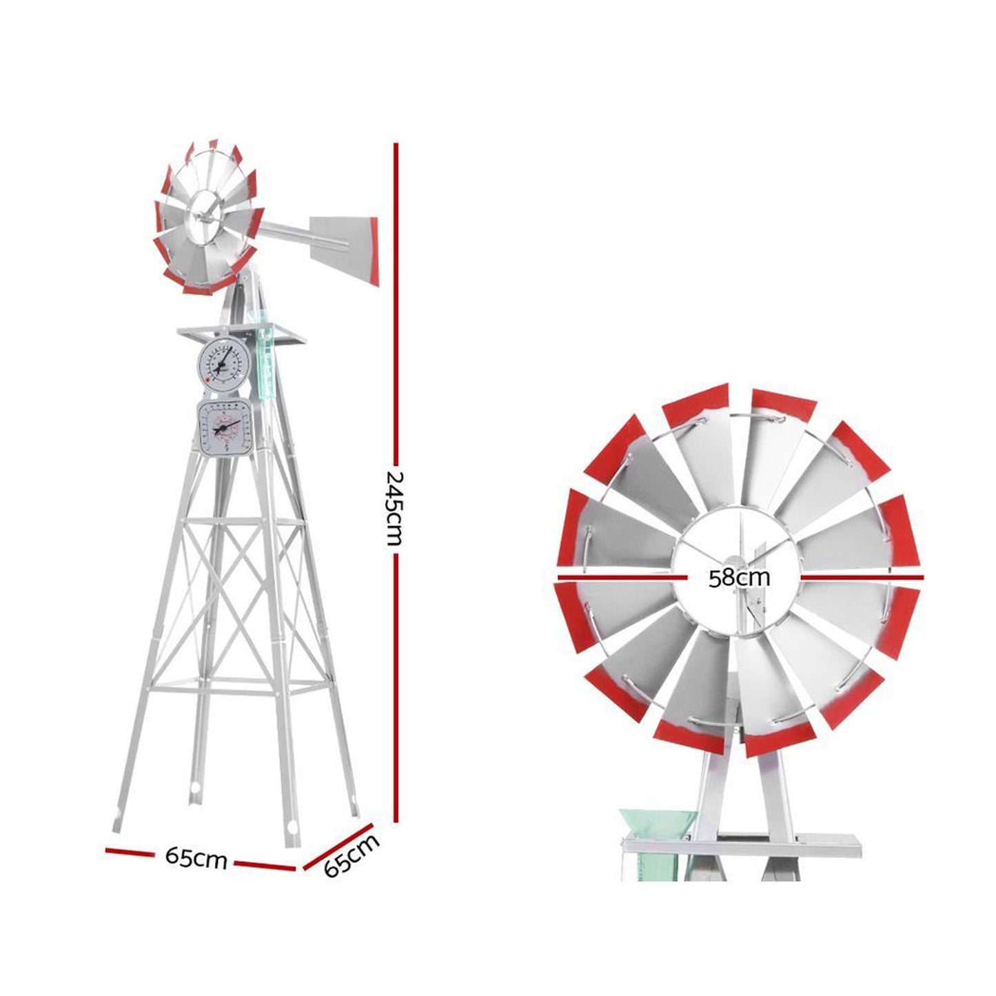 Garden Windmill - 8FT 245cm