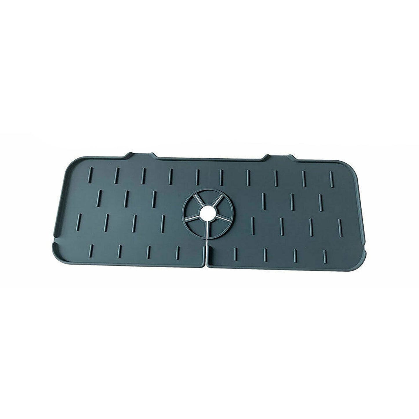 Round Silicone Kitchen Sink Splash Guard and Faucet Water Catcher
