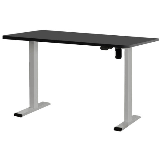 Standing Desk Sit Stand Desks Table Grey Black 140cm