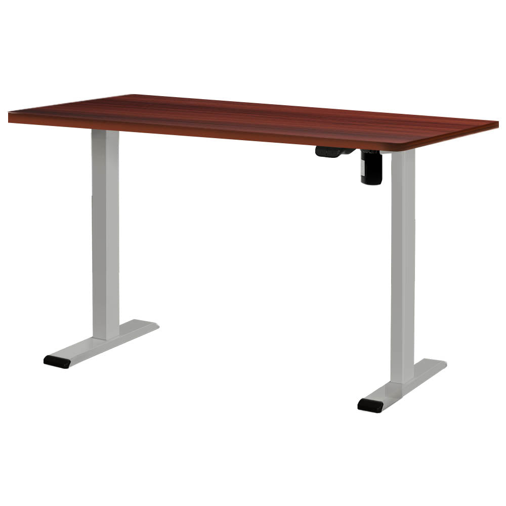 Standing Desk Sit Stand Desks Table Grey Walnut 140cm