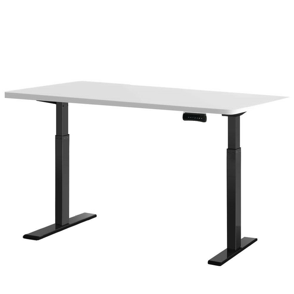 Standing Desk Electric Height Adjustable Sit Stand Desks Black White