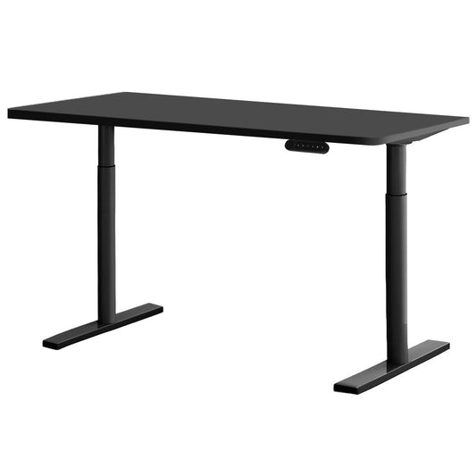 Standing Desk Height Adjustable Sit Stand Desks Black 140cm