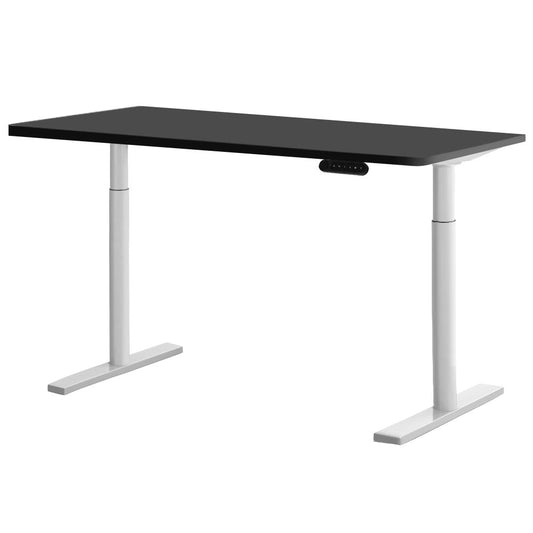 Standing Desk Adjustable Sit Stand Desks White Black 140cm