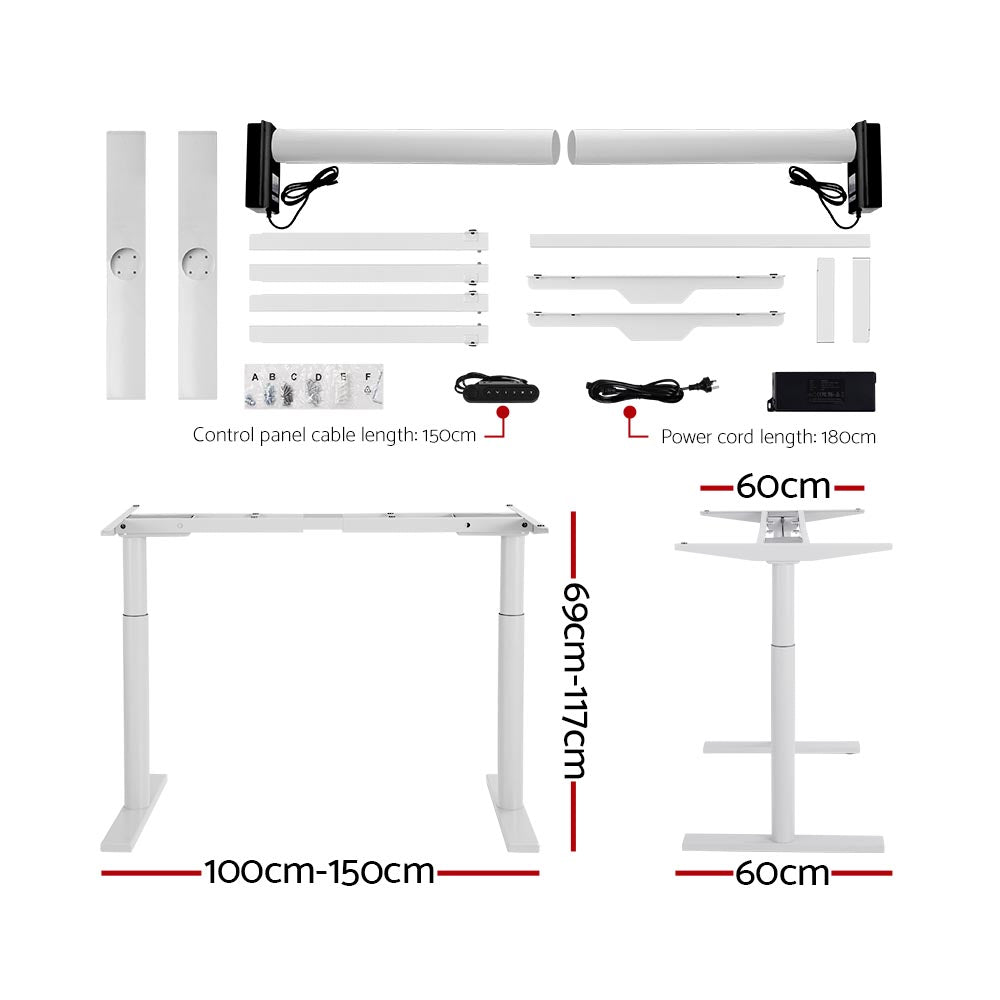 Standing Desk Height Adjustable Sit Stand Desks White Oak