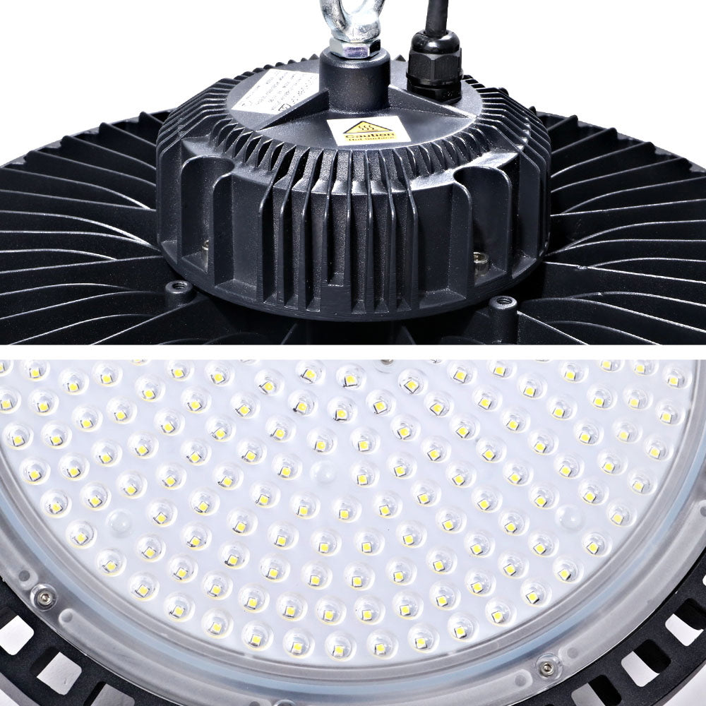 LED High Bay Lights Light 150W Industrial Workshop Warehouse Gym BK