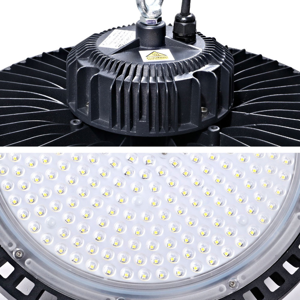 LED High Bay Lights Light 200W Industrial Workshop Warehouse Gym BK