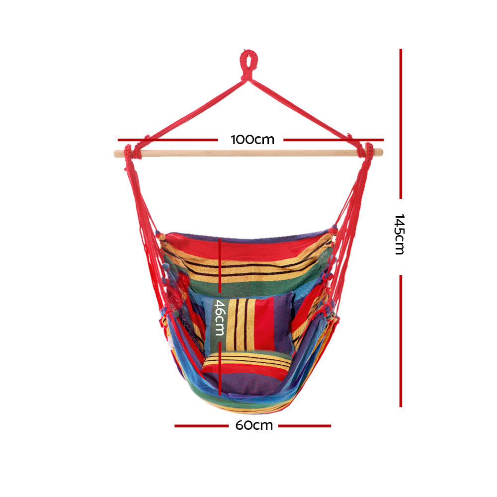 Hammock Swing Chair - Multi Colour - 120KG Capacity