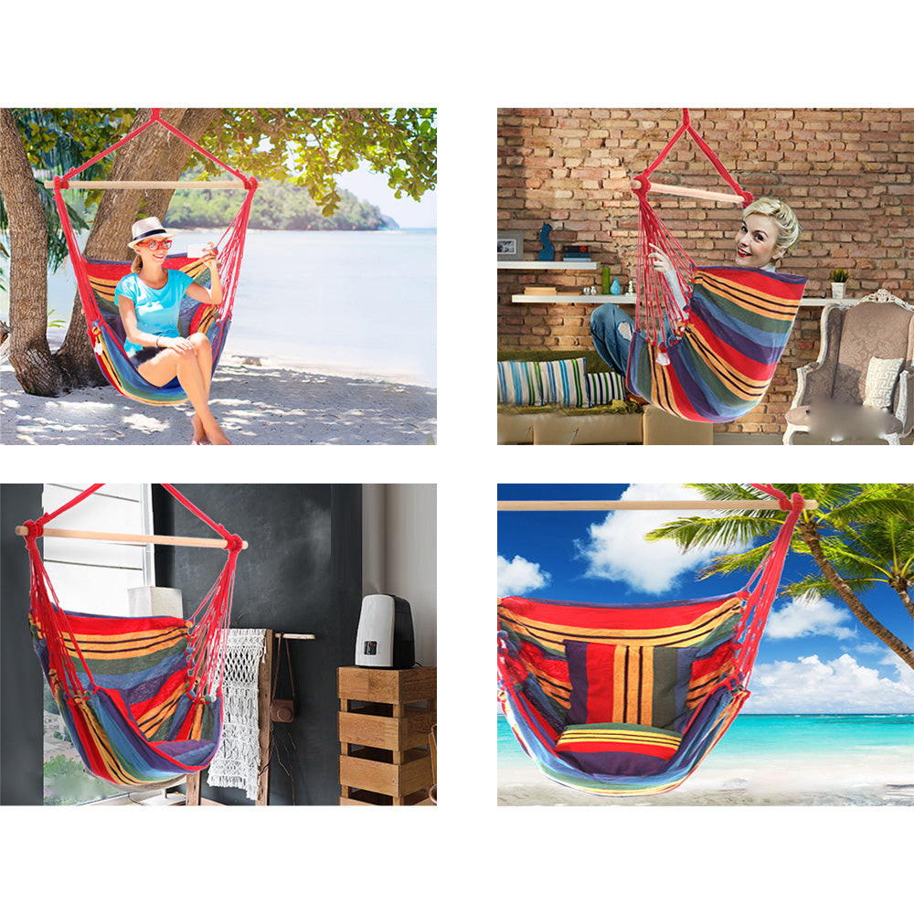 Hammock Swing Chair - Multi Colour - 120KG Capacity