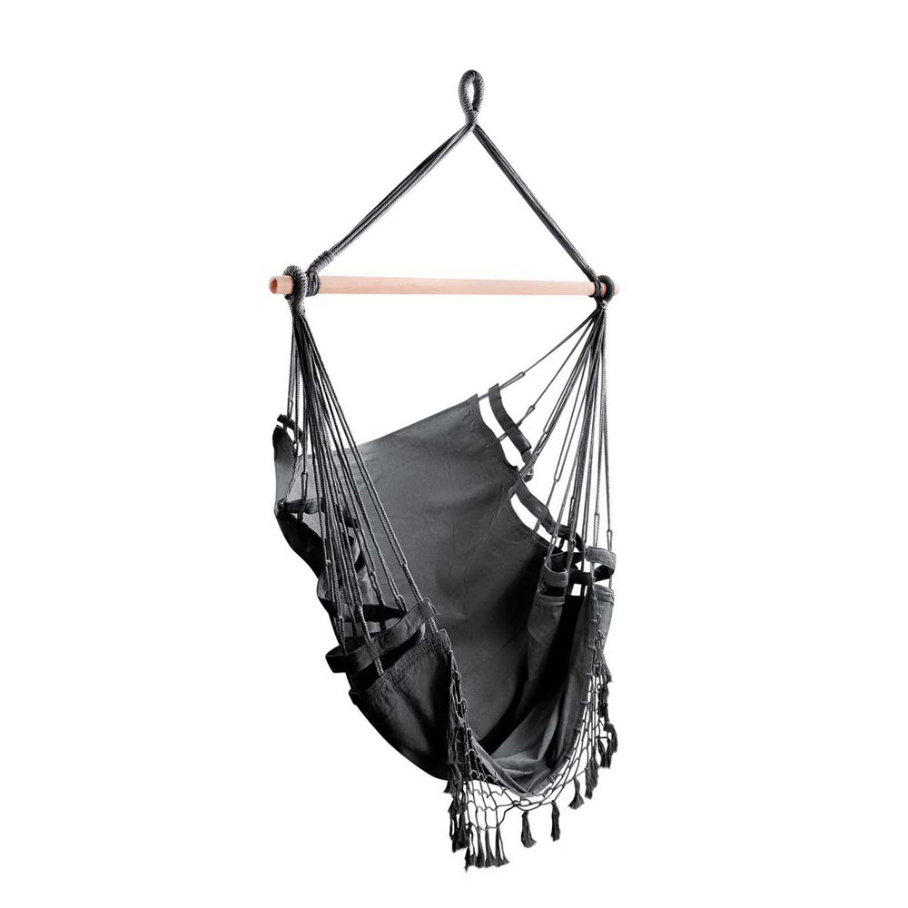 Hammock Swing Chair - Grey - 120KG Capacity