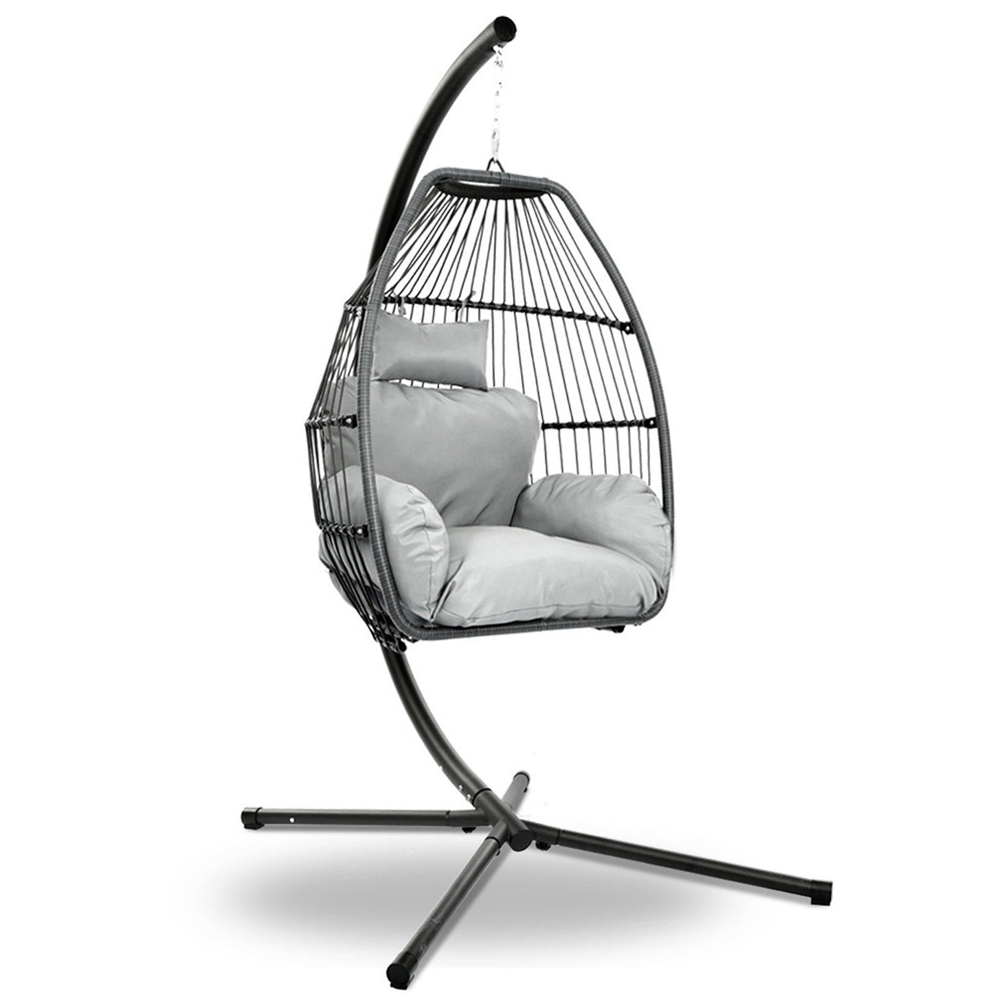Outdoor Egg Hanging Chair - Grey