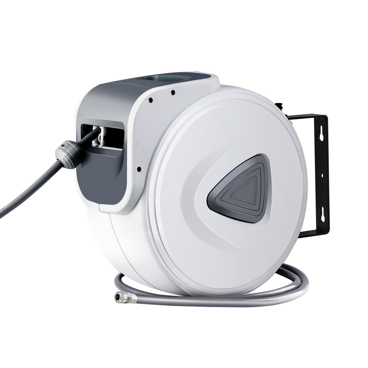 Air Hose Reel Retractable Rewind Swivel Wall Mount Compressor Garage - 20m