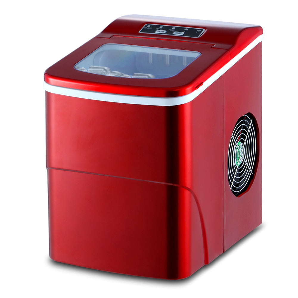 Portable Quick Ice Cube Maker 2L - Red