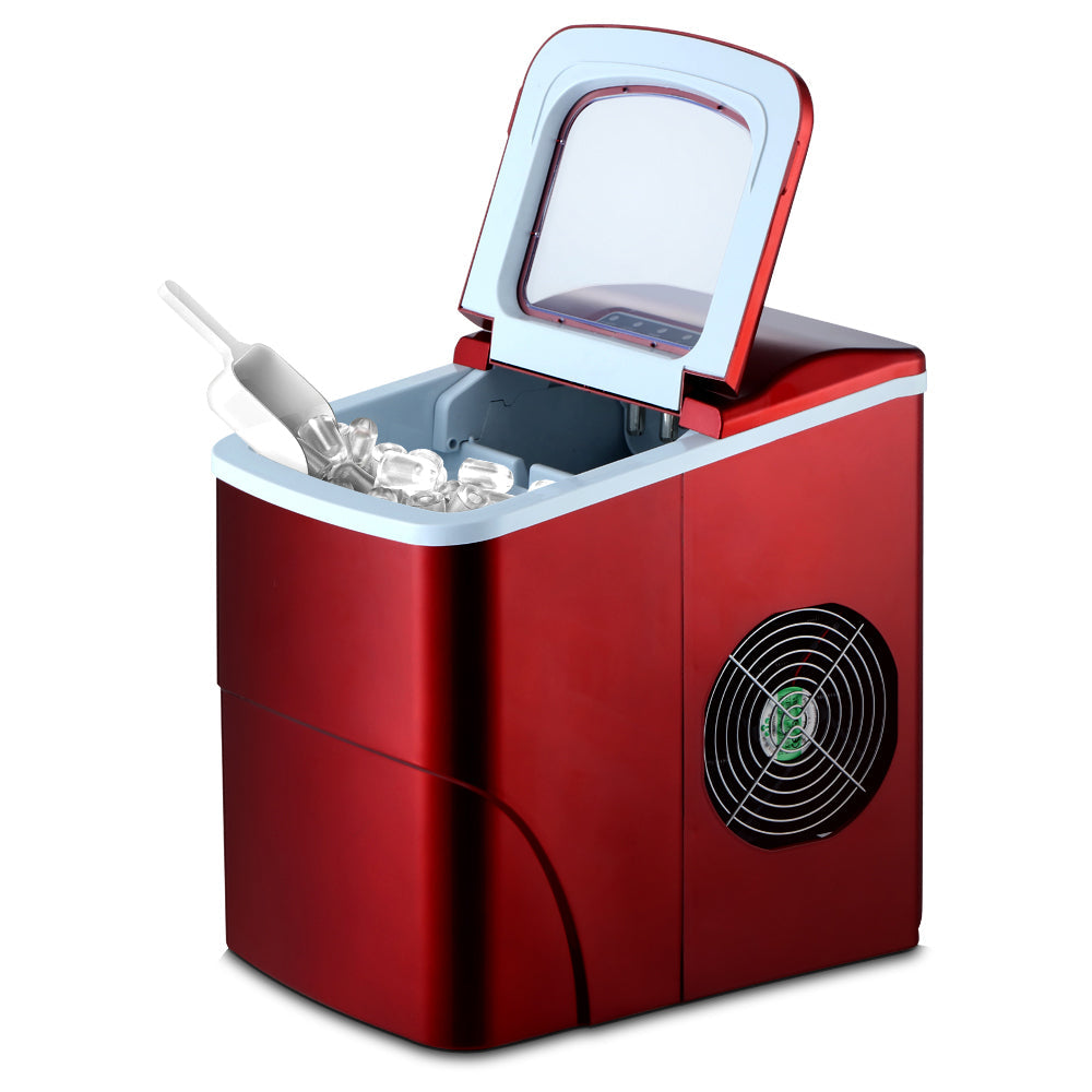 Portable Quick Ice Cube Maker 2L - Red