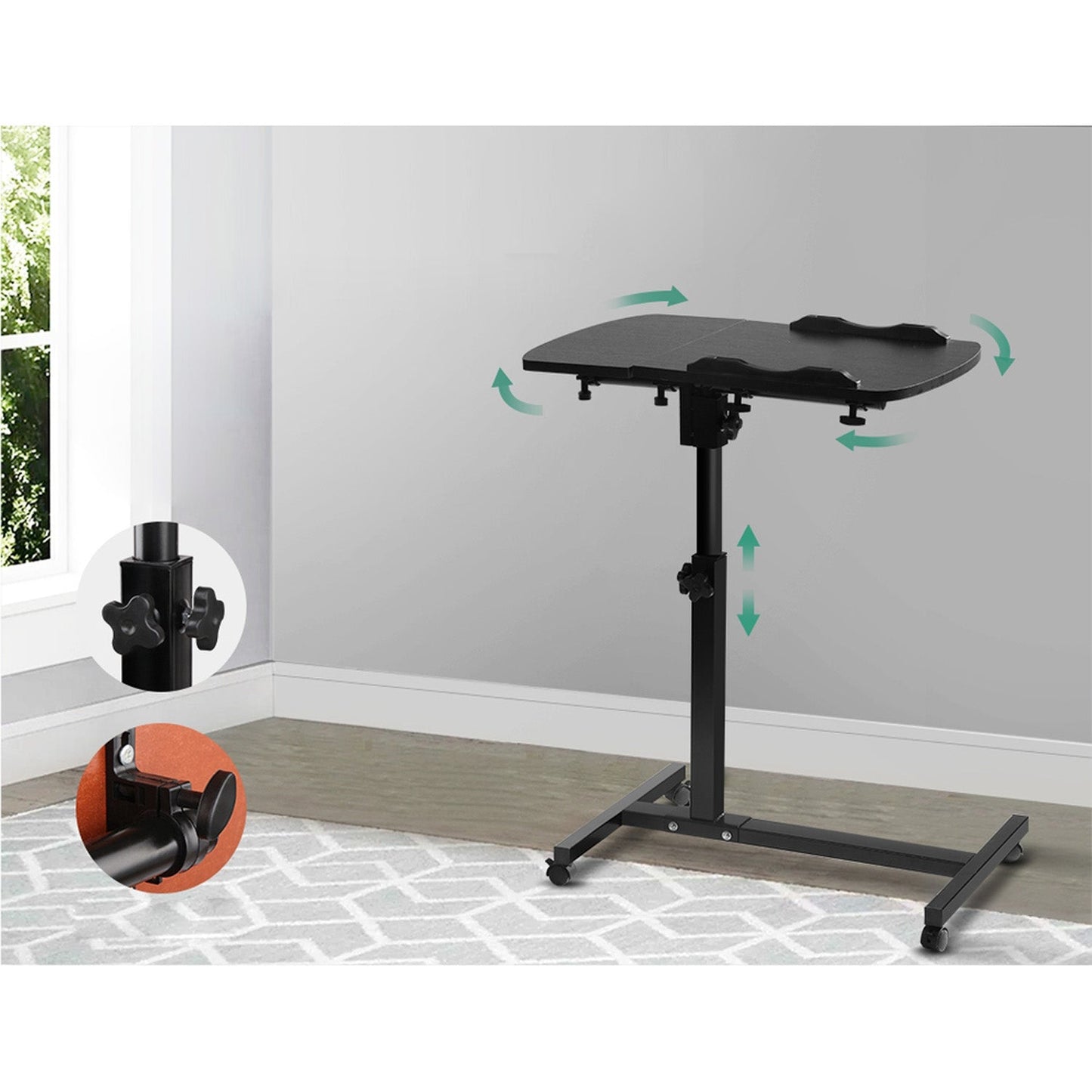 Adjustable Laptop Desk - Black