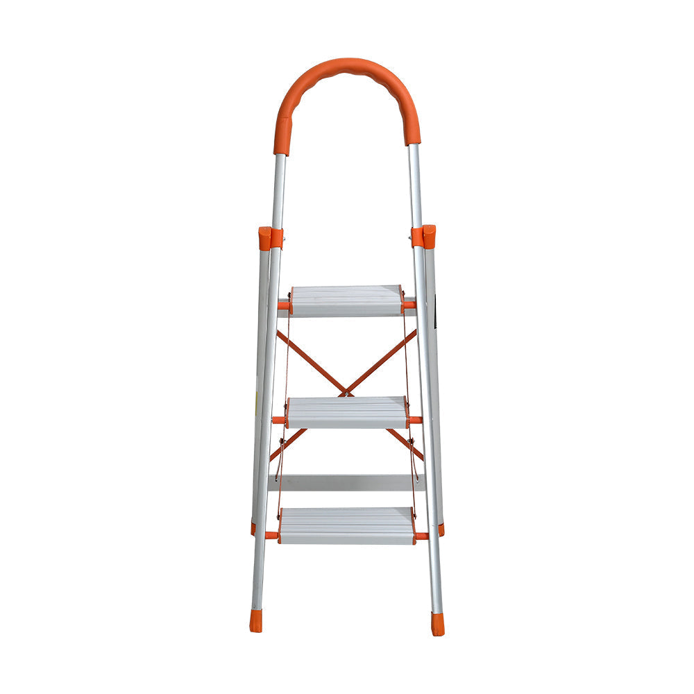 Home Multi-Purpose Ladder Folding Aluminium Non Slip Platform - 3 Steps