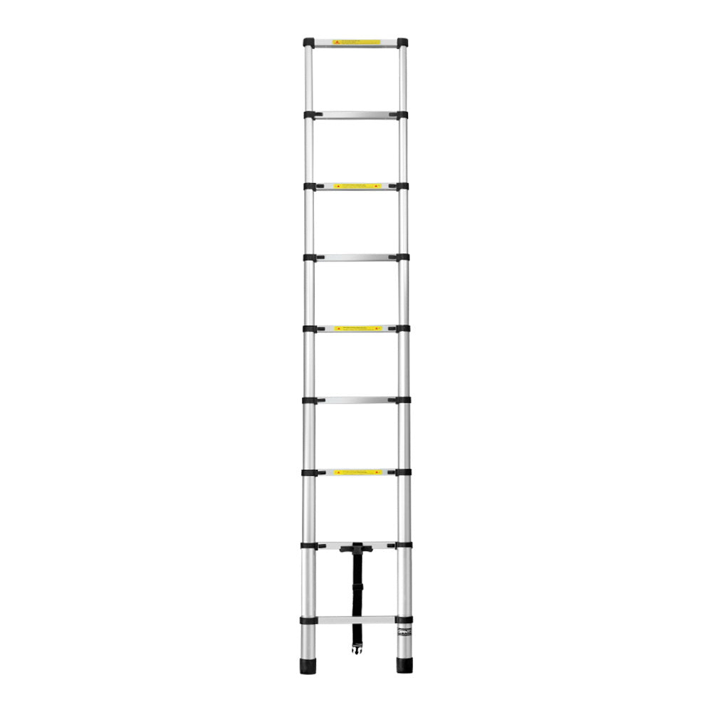 Home Telescopic Aluminium Ladder Step Extendable Height - 2.6m