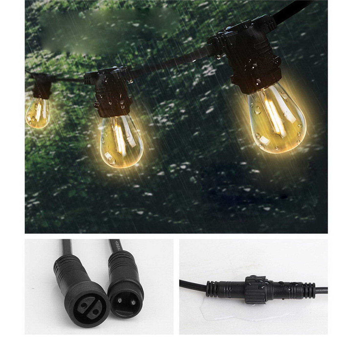 30 LED Bulbs Festoon String Lights - 32M