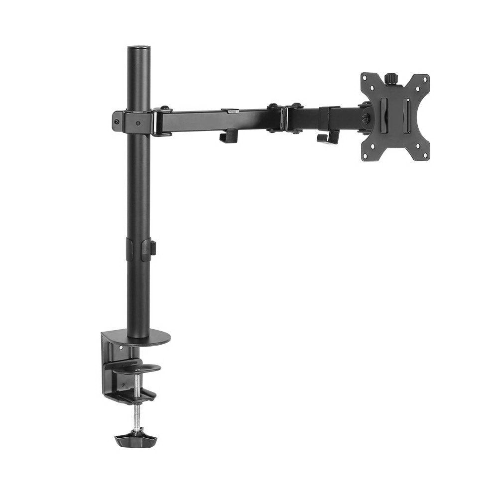Single Monitor Arm Stand Brackets - Black