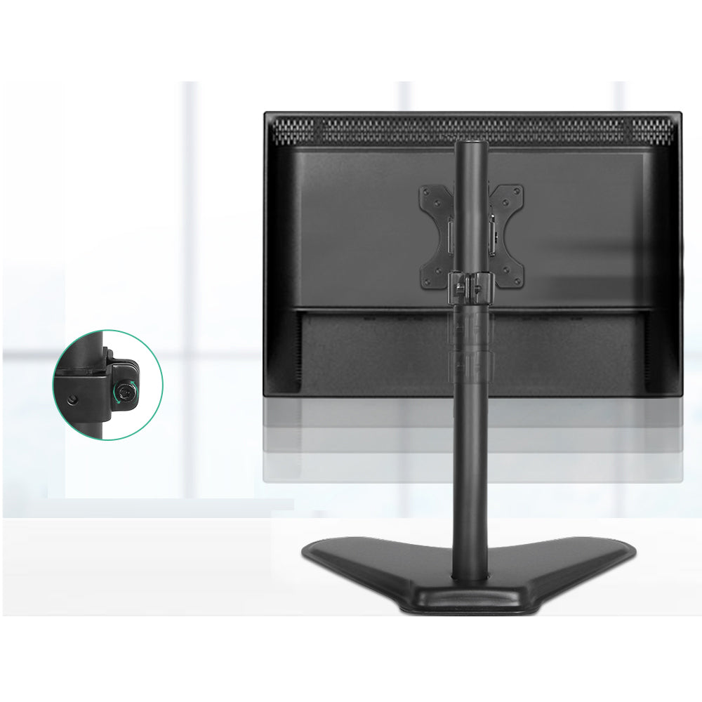 Single Monitor Arm Stand Brackets - Black