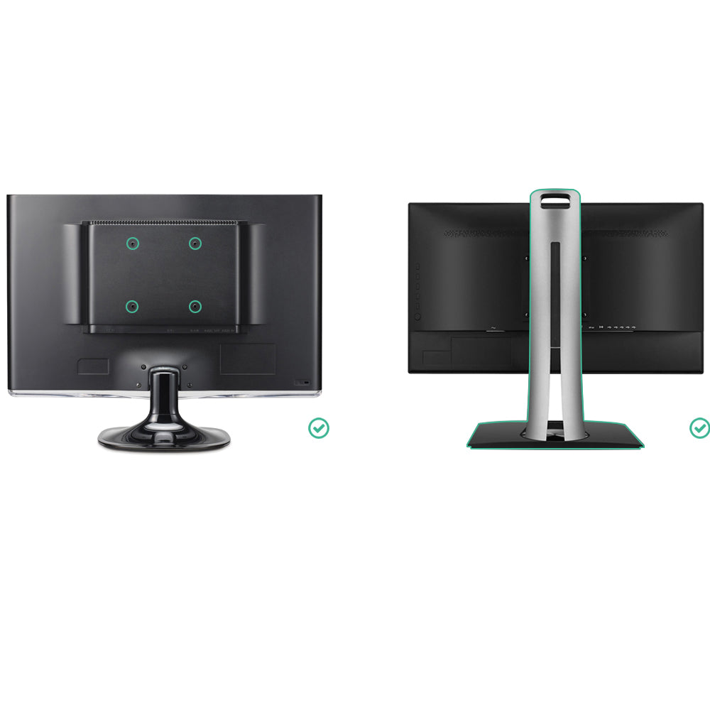 Single Monitor Arm Stand Brackets - Black