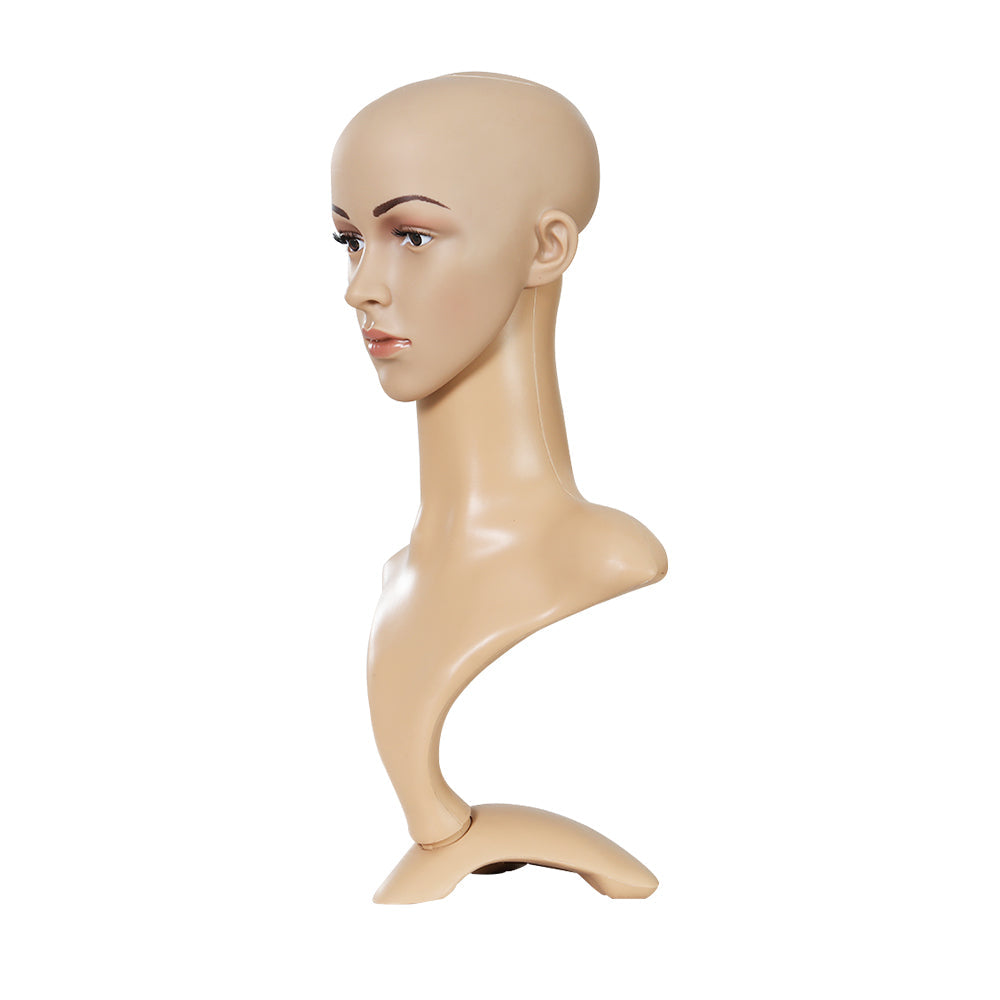 Female Mannequin Head Dummy Model Display Shop Stand - 52cm