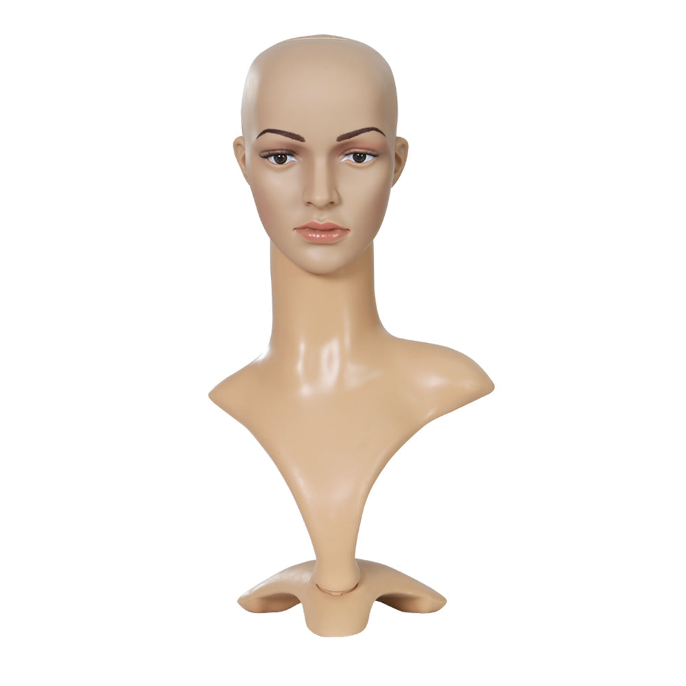 Female Mannequin Head Dummy Model Display Shop Stand - 52cm