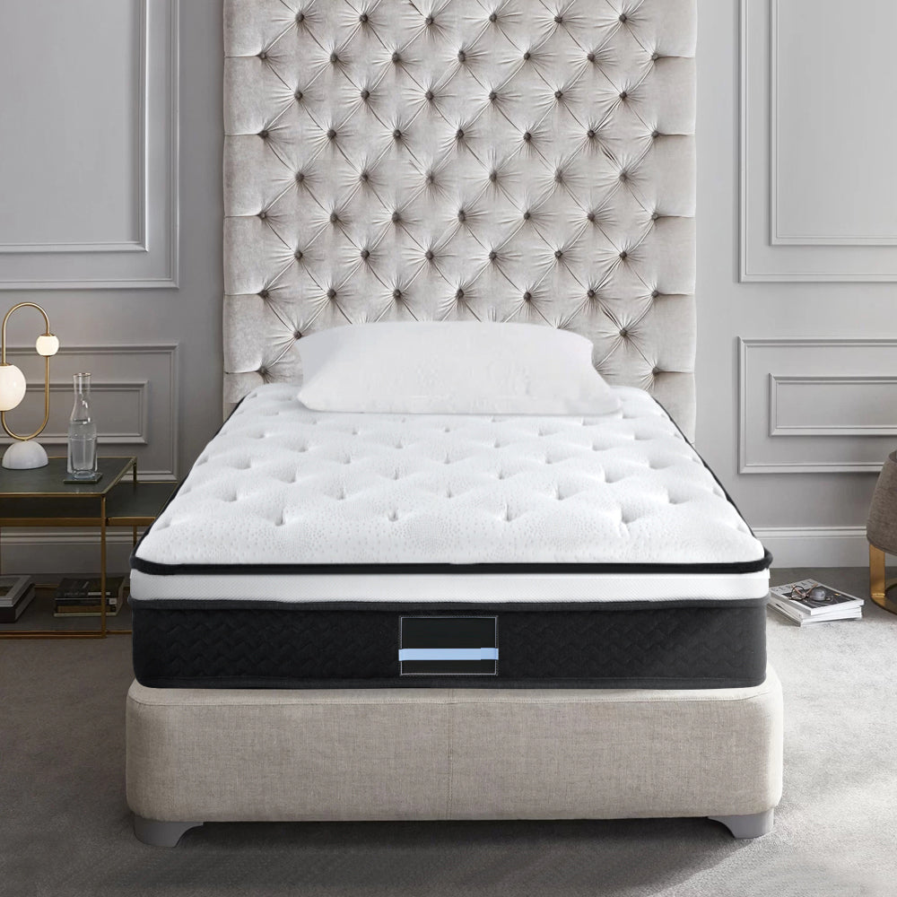 Euro Top Bedding Spring Mattress 21cm - Single