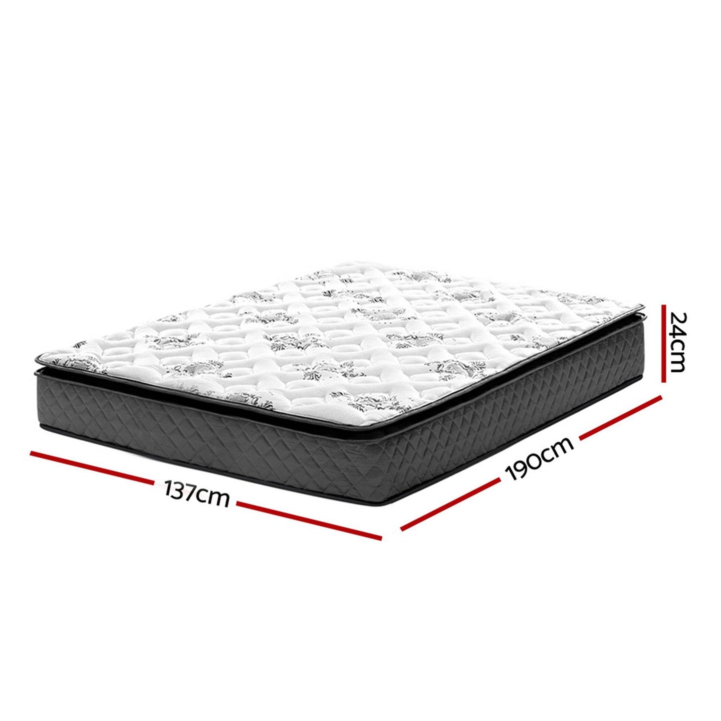 Hypo-Allergenic Spring Mattress - 24cm
