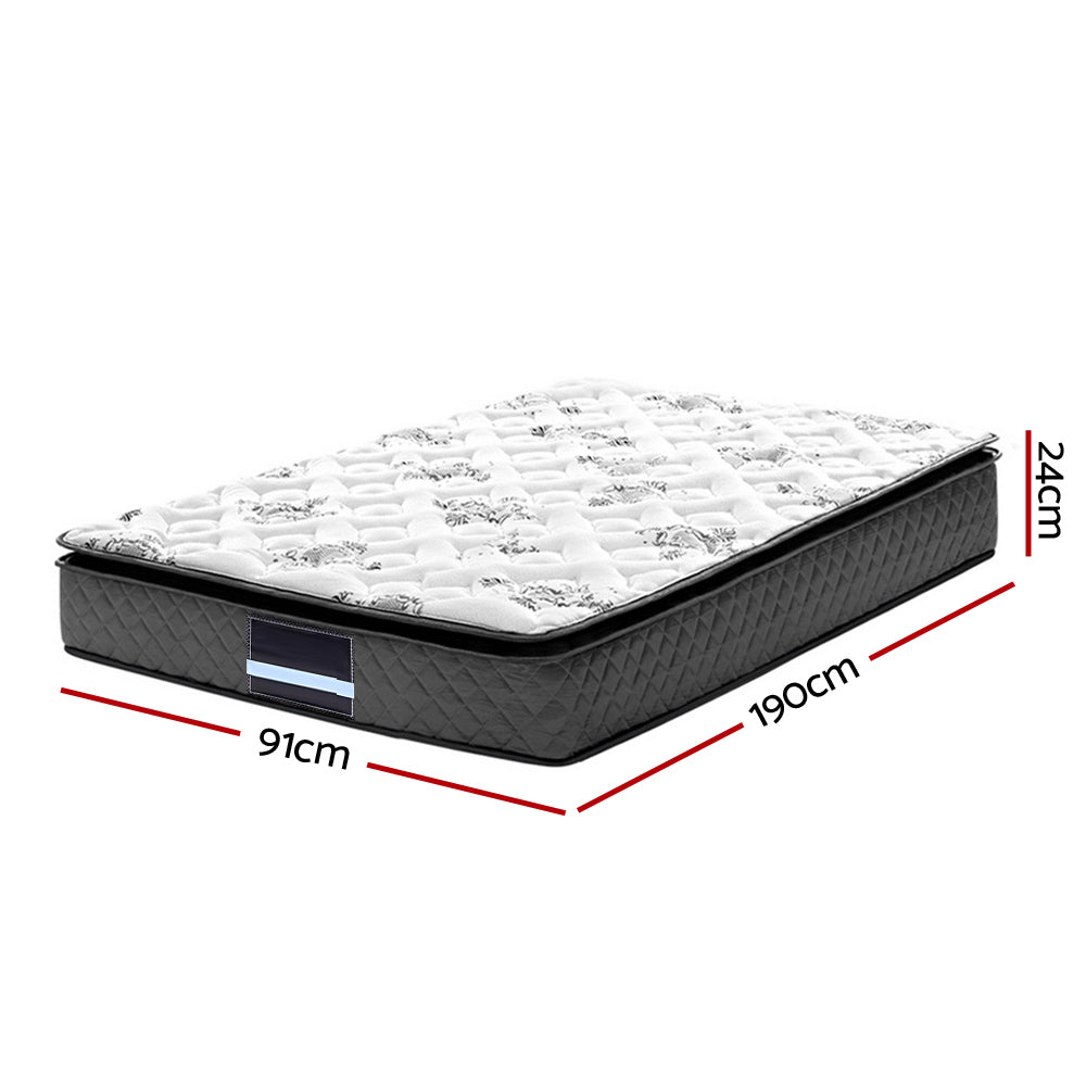Bonnell Top Spring Mattress 24cm - Single