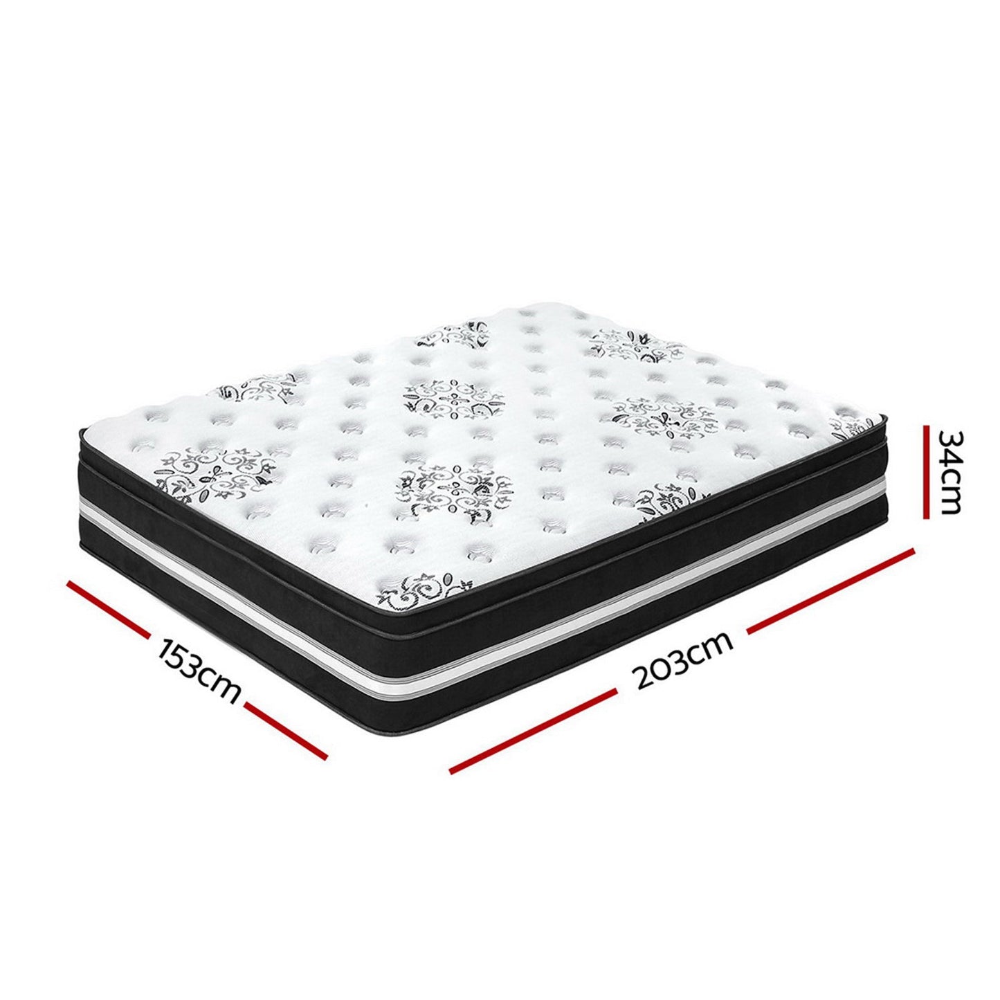 Queen Size Belgium Knitted Mattress - 34cm