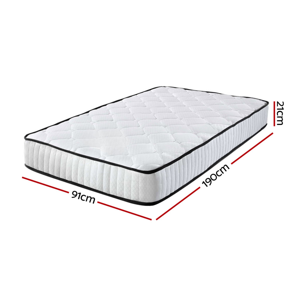 Bedding Pocket Spring Mattress Topper - Single/King Single/Double/Queen