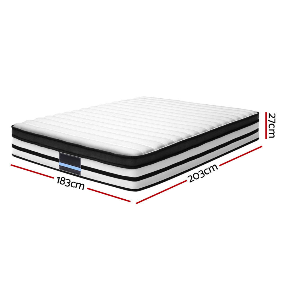 Bedding Euro Top Pocket Spring Mattress Topper - Double/Queen/King