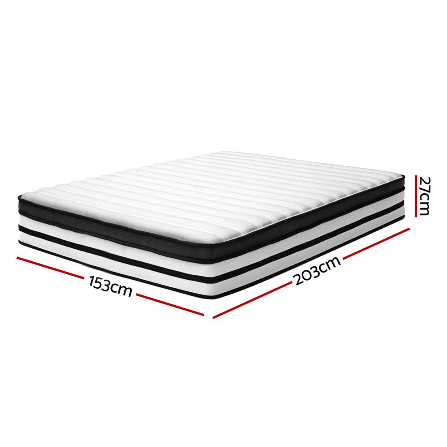 Queen Size Medium Firm Mattress - 27cm