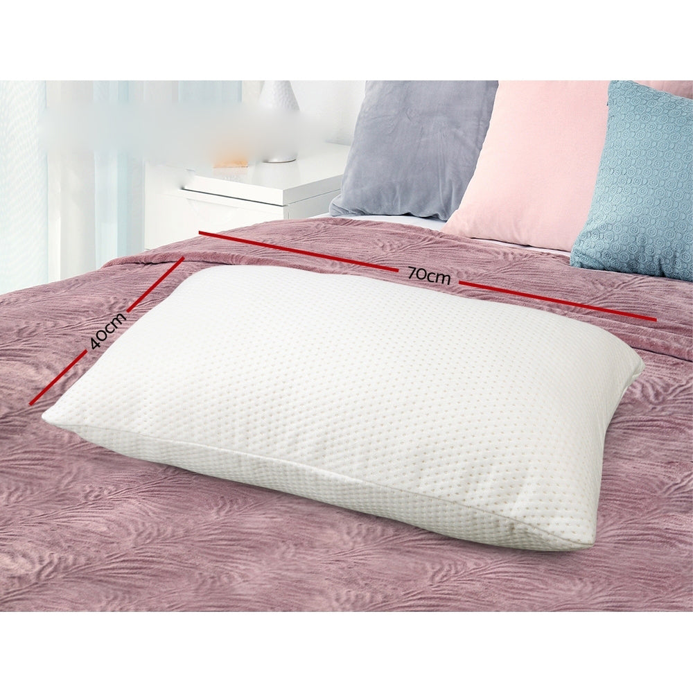 Memory Foam Visco Elastic Bed Pillow - Set of 2