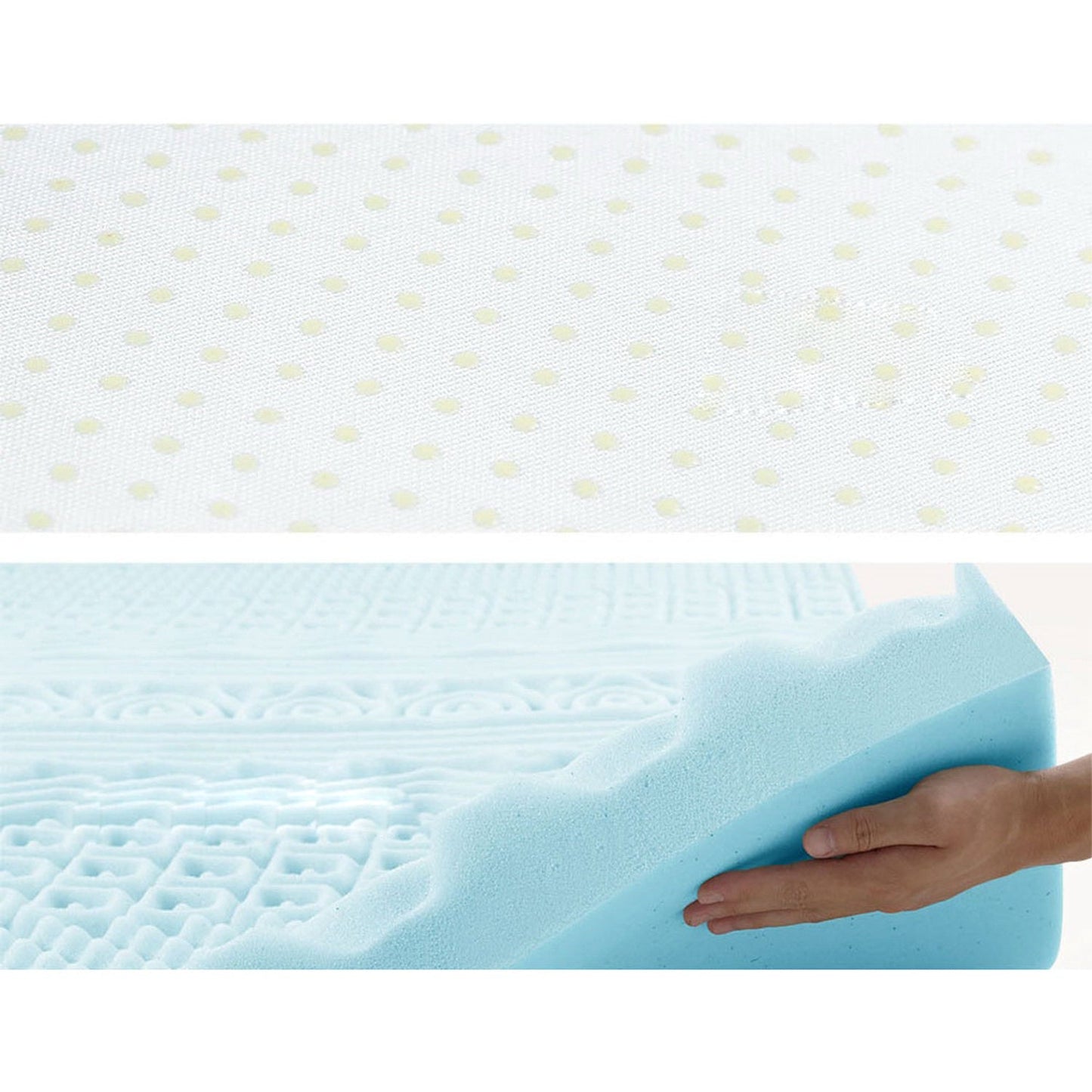 King Size Memory Foam Mattress Topper - 8cm