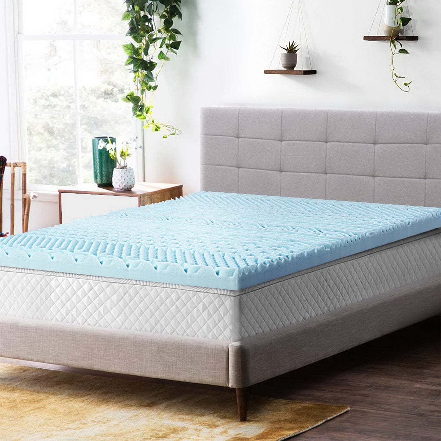 King Size Memory Foam Mattress Topper - 8cm