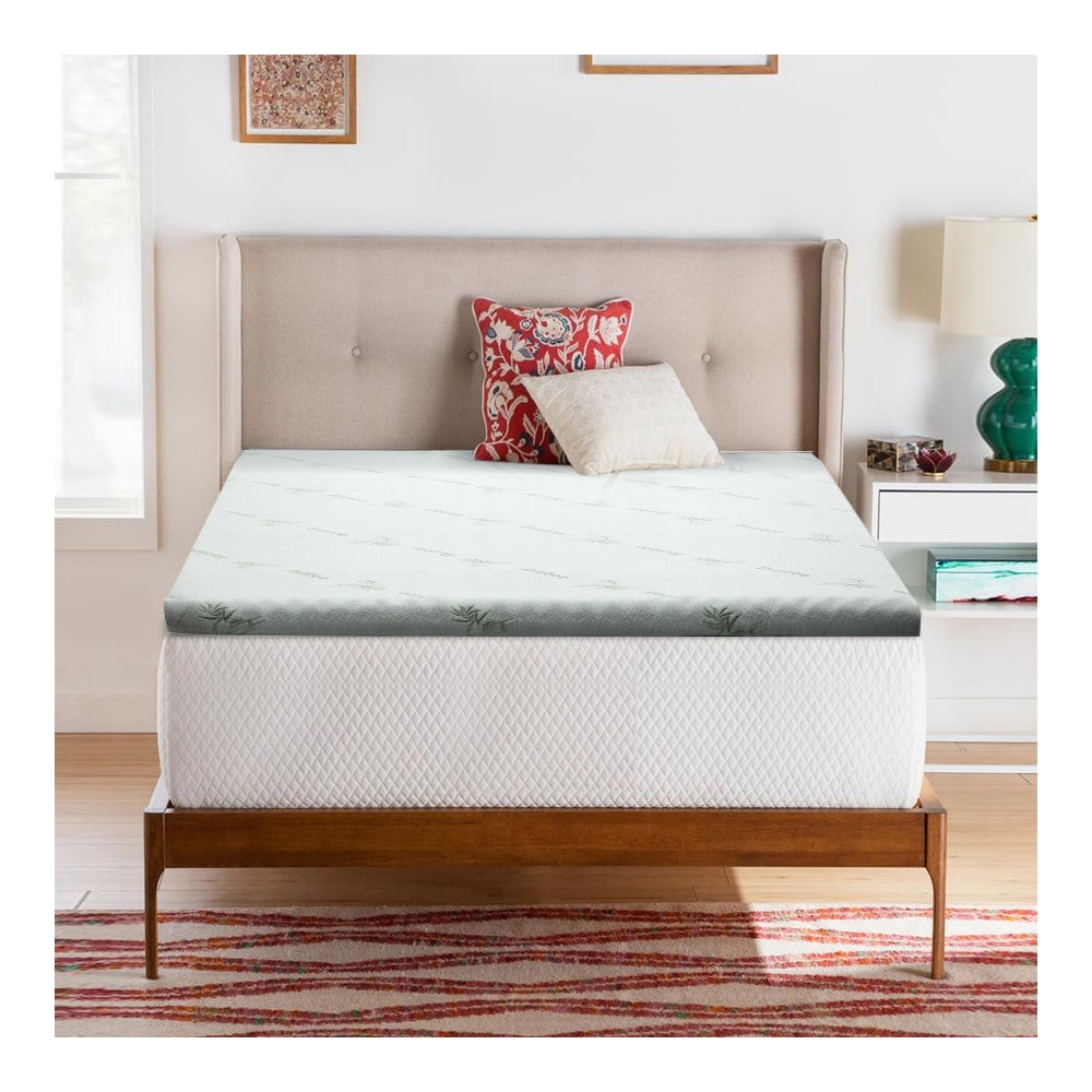 Cool Gel Memory Foam Mattress with Bamboo Cover 8cm - Single