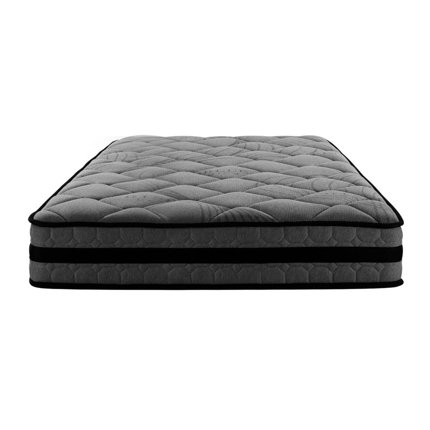 King Single Size Medium Firm Mattress 22cm - Grey and Black