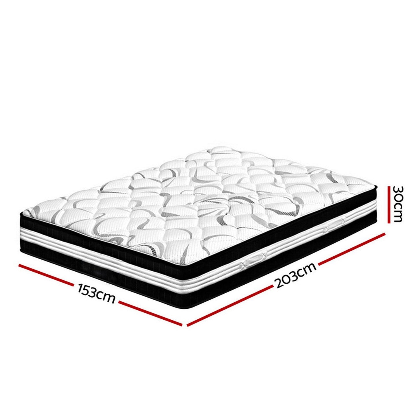 Queen Size Medium Firm Spring Mattress - 30cm