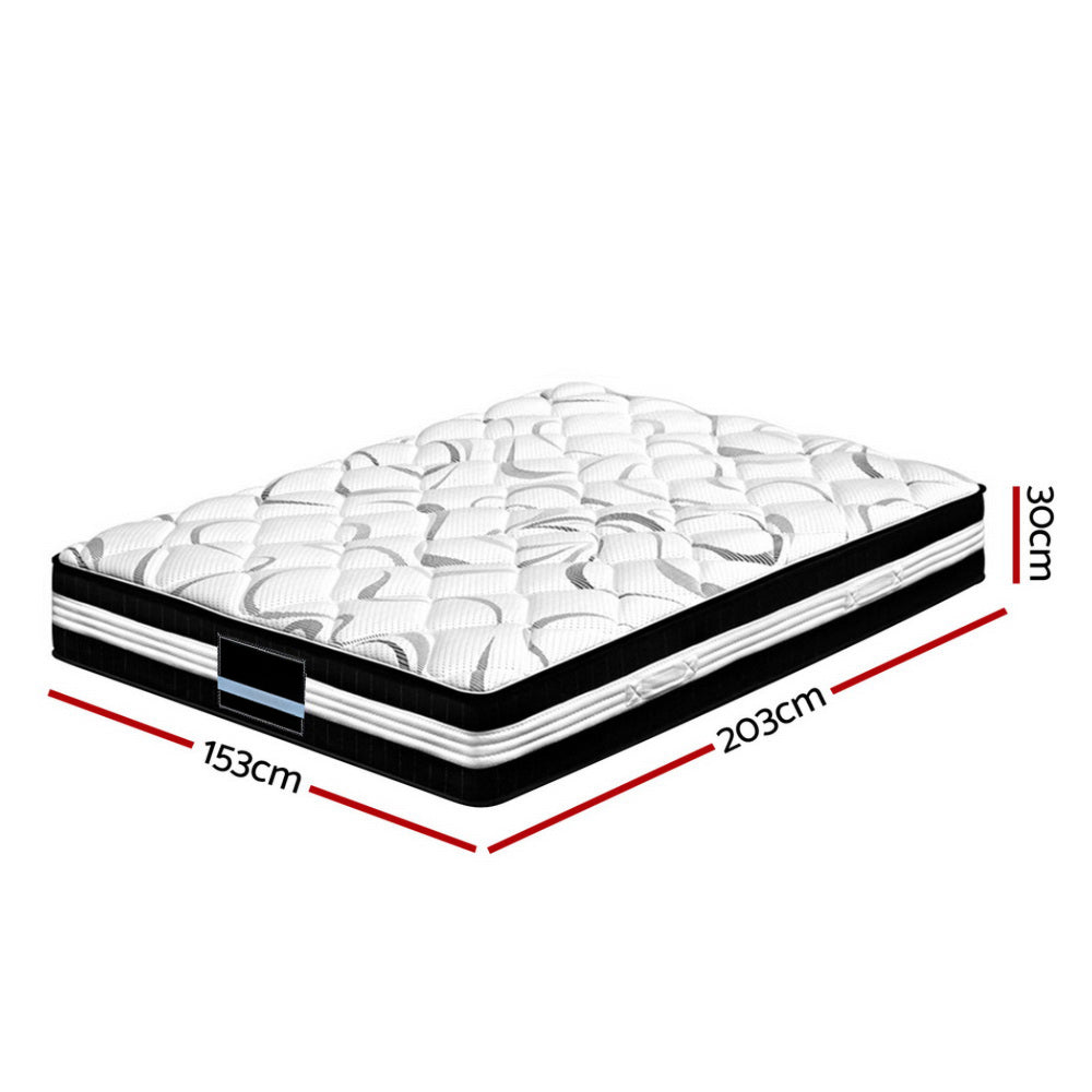 Bedding Euro Top Pocket Spring Mattress Topper - Single/Double/Queen/King