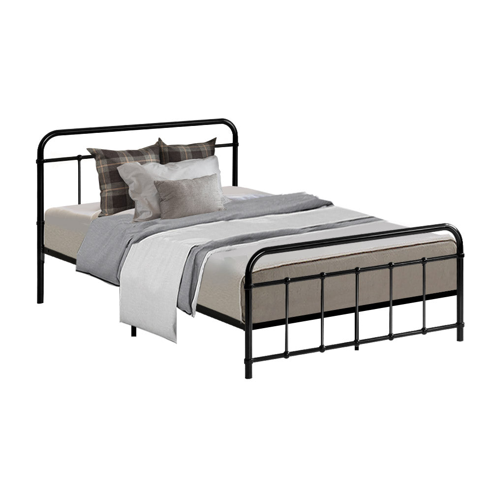 Metal Bed Frame KS King Single - Black