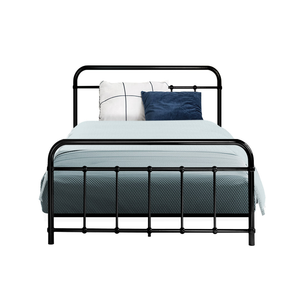 Metal Bed Frame KS King Single - Black