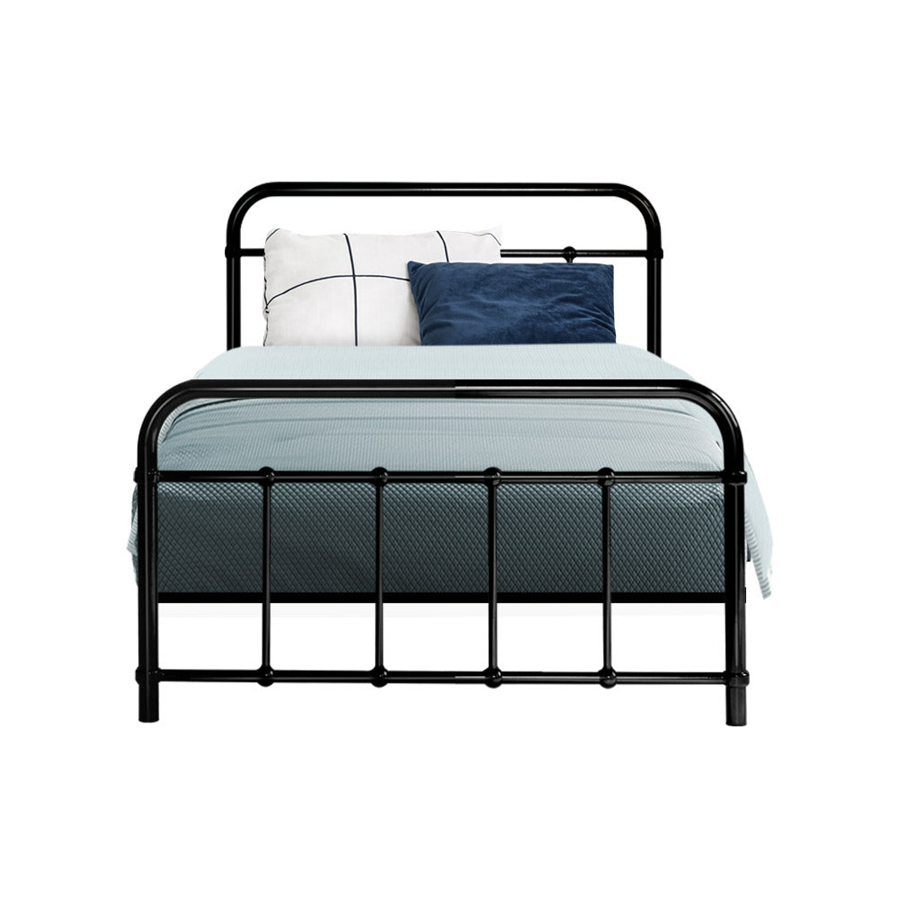 Metal Bed Frame - Single (Black)