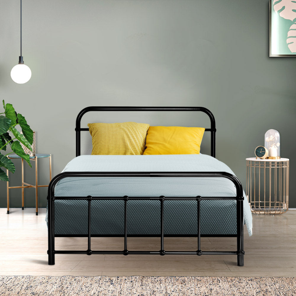 Metal Bed Frame - Single (Black)