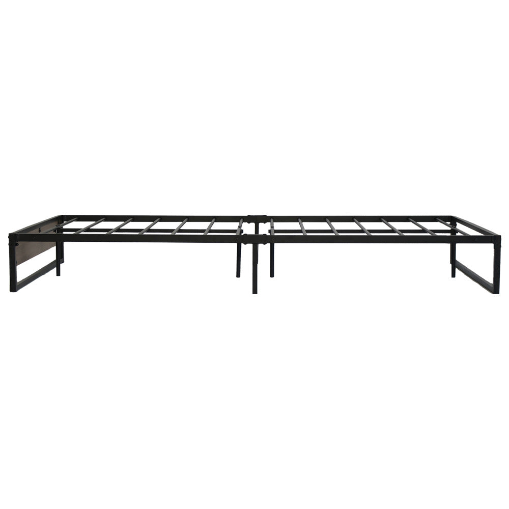 Metal Bed Frame Queen Size Mattress Base Platform Foundation Wooden