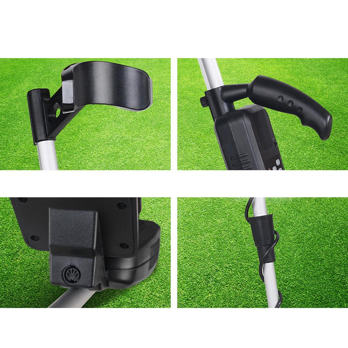 Metal Detector with LCD and Headphones - Black