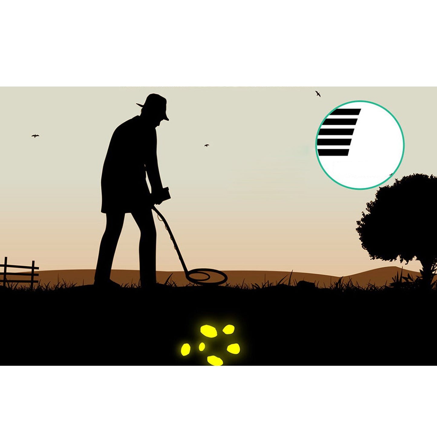 LCD Metal Detector - Black
